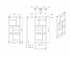 Полотенцесушитель  MONDRIAN MON-50/110D50 C34:Чертеж 