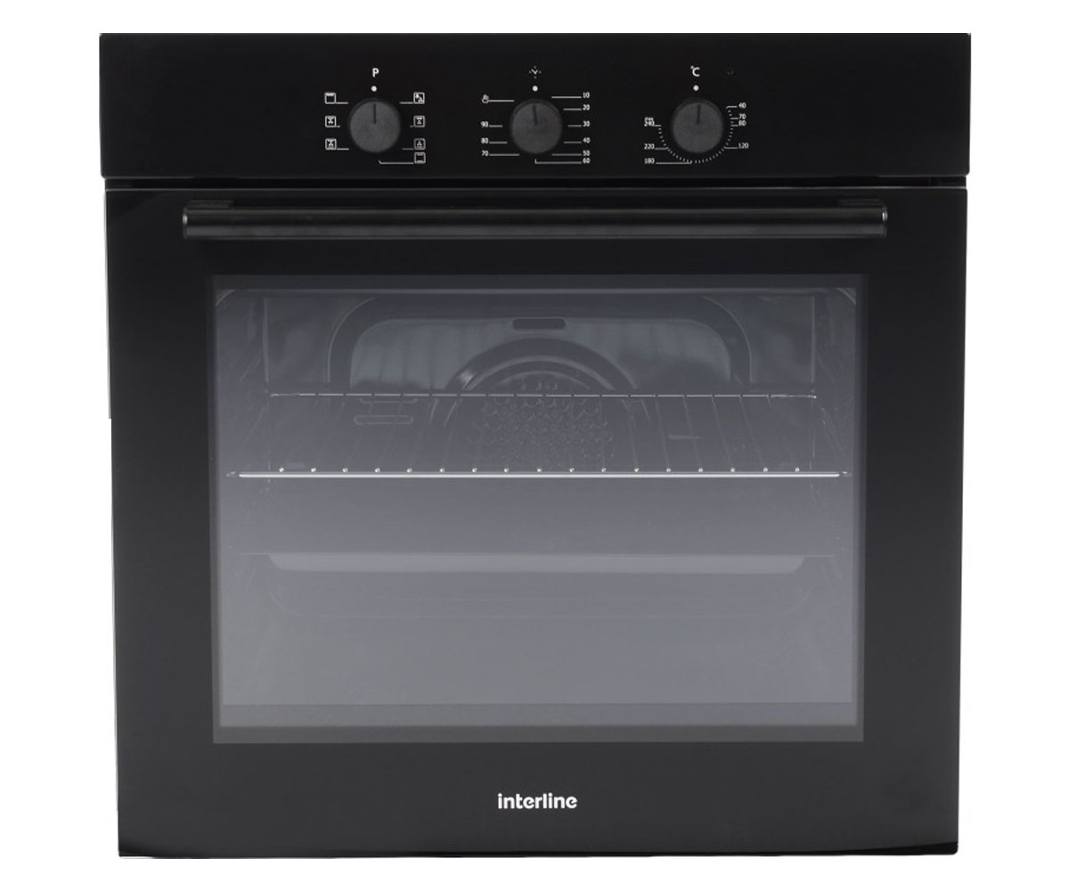 Духовий електричний шафа INTERLINE  HK 460 BK HK 460 BK