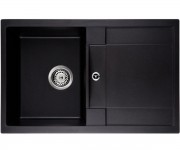 Кухонна мийка з крилом INTERLINE LOTUS LOTUS BLACK