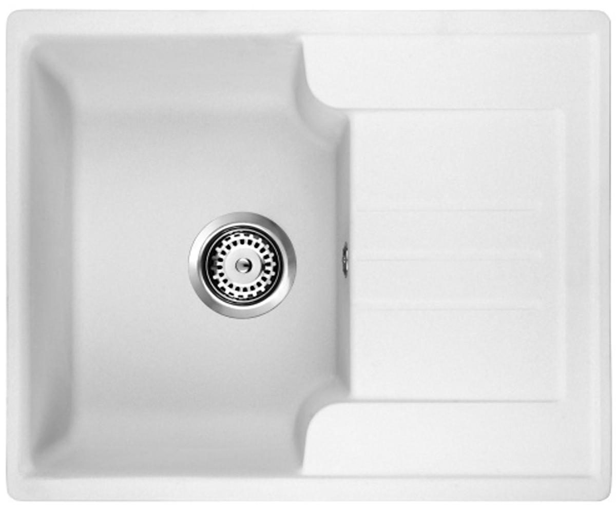 Кухонна мийка з однією чашею INTERLINE  PINO WHITE PINO WHITE