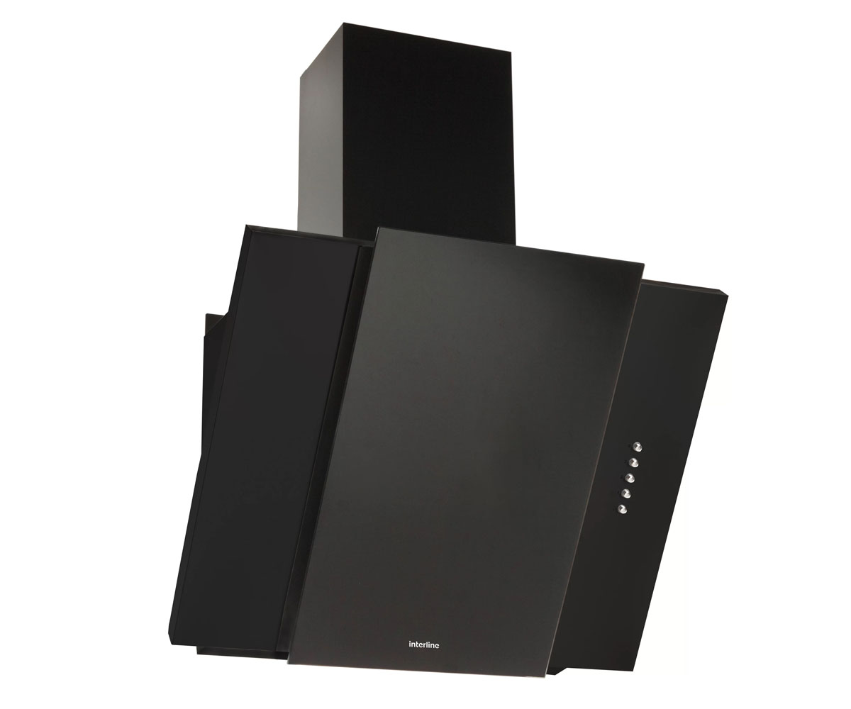 Пристінна кухонна витяжка INTERLINE  ROCK BL A/60 PB/2 / E ROCK BL A/60 PB/2 / E