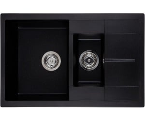 Мийка на півтори чаші INTERLINE  STILOS BLACK