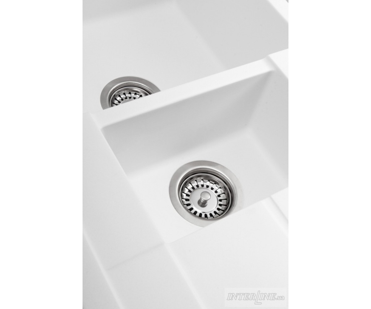 Кухонная мойка  STILOS WHITE:Фото 2