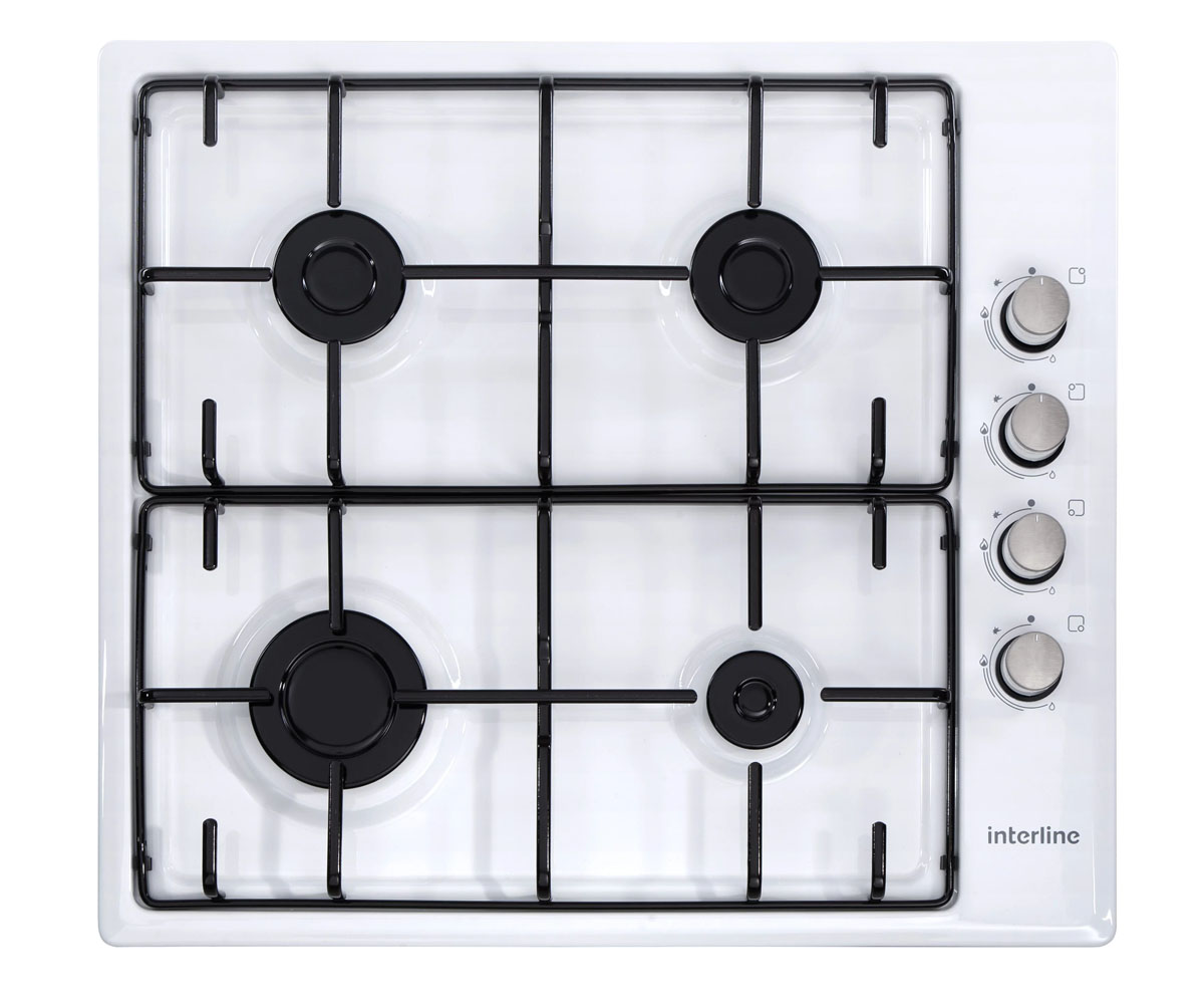 Плита варильна поверхня 4 конфорки INTERLINE  TK 4300 WH TK 4300 WH