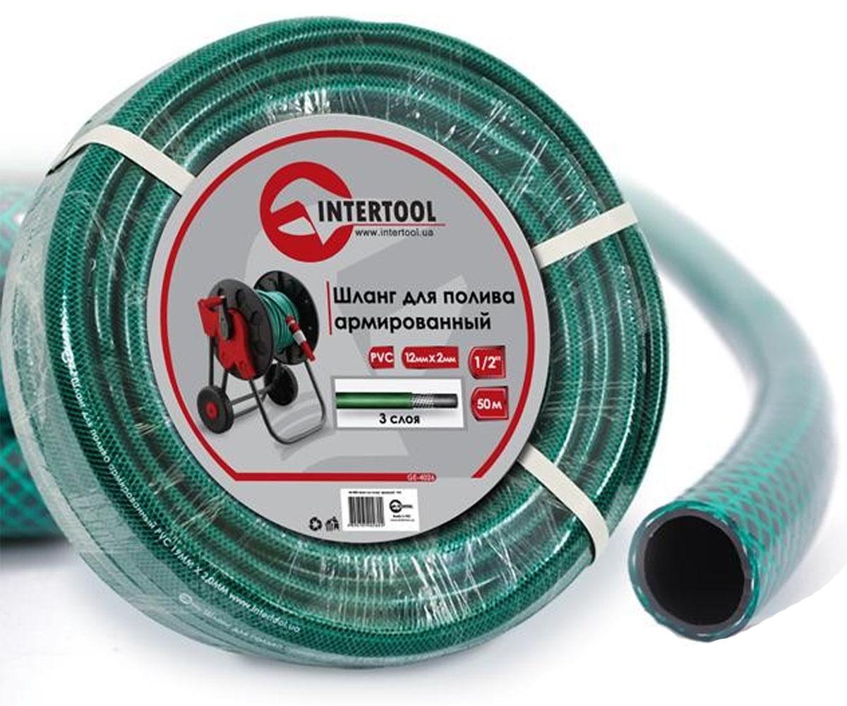 Шланг для поливу армований 50 м INTERTOOL  GE-4026 GE-4026