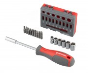 Викрутка з комплектом насадок 16 шт INTERTOOL VT-3345