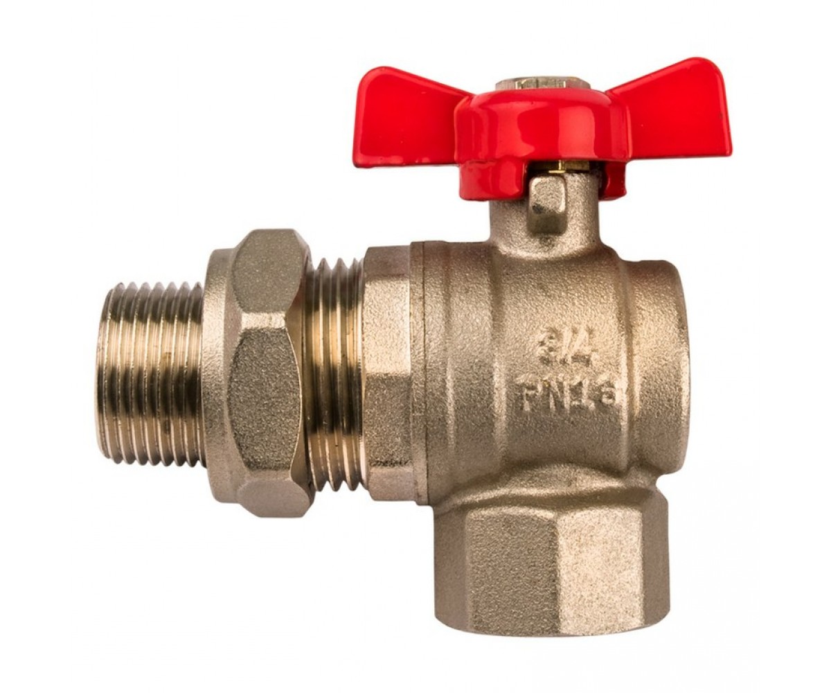 Кульовий кран-метелик INVЕNA INVENA  ZK-50-020 ZK-50-020