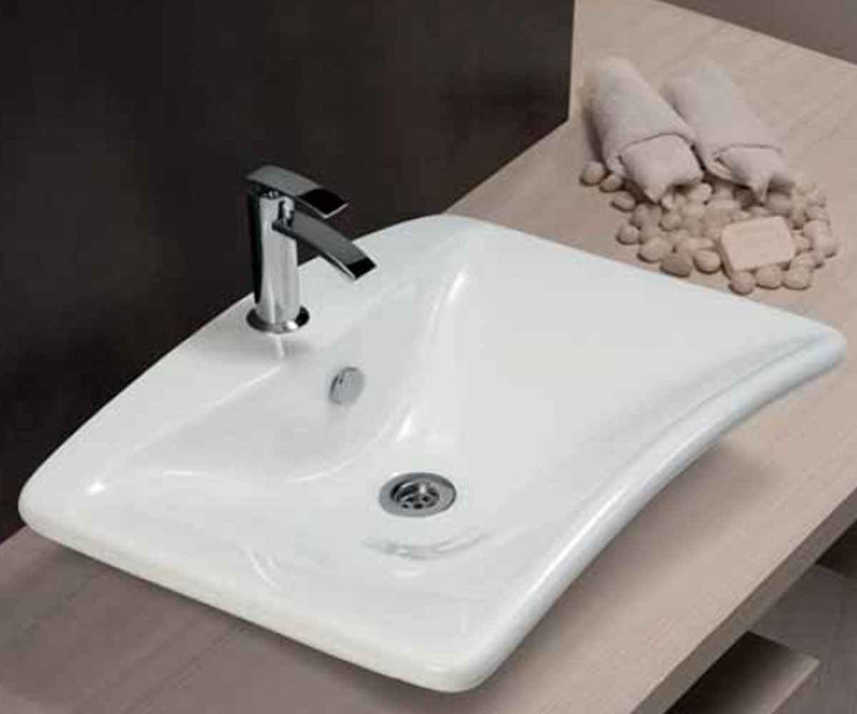 Раковина врезная  ARTIZE ADS-WHT-0564:Фото 1