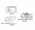 Чаша унитаза  FLORENTINE FLS-WHT-5953UFSM:Чертеж 