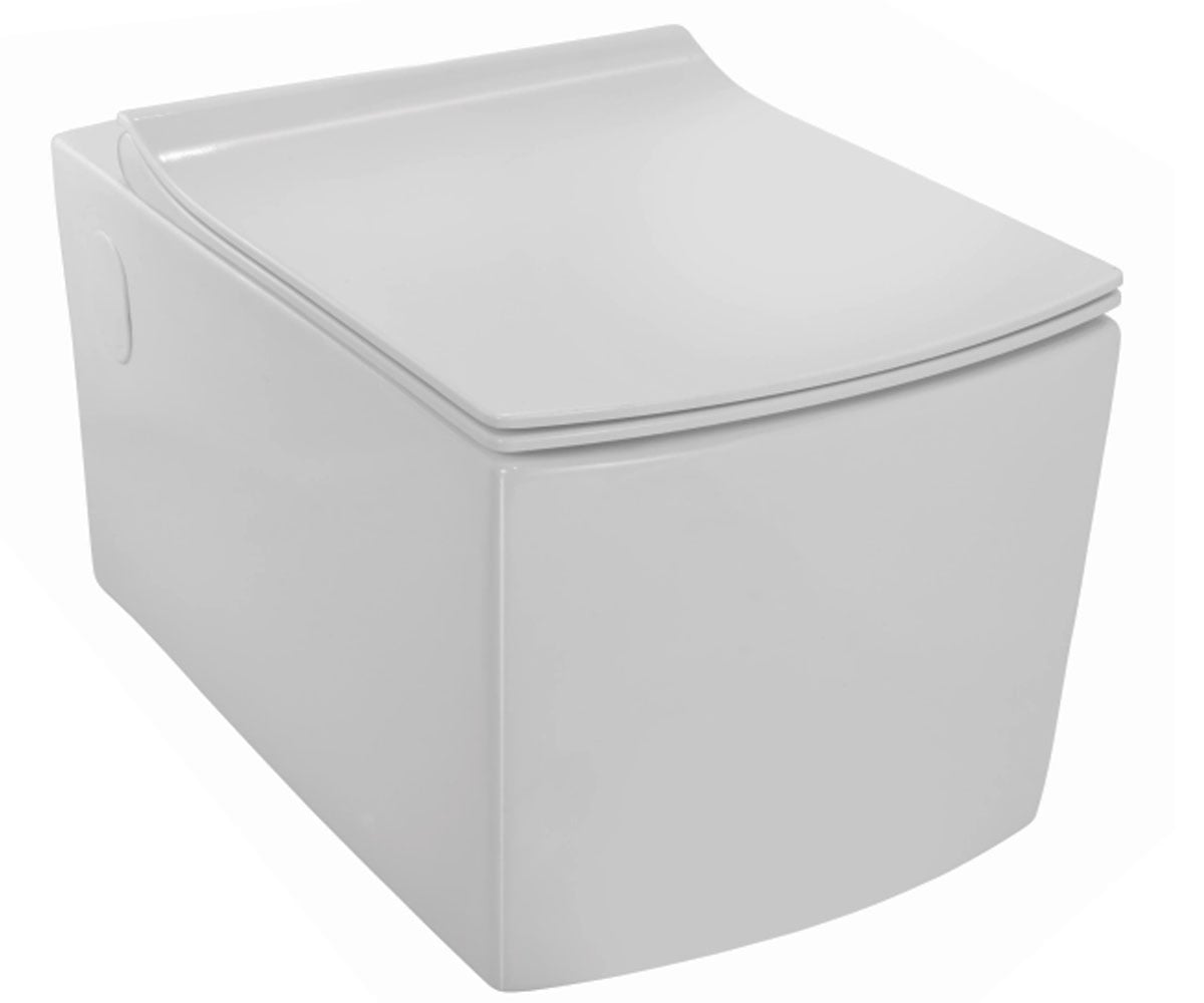 Безобідковий унітаз JAGUAR KUBIX F KUS-WHT-35953 KUS-WHT-35953