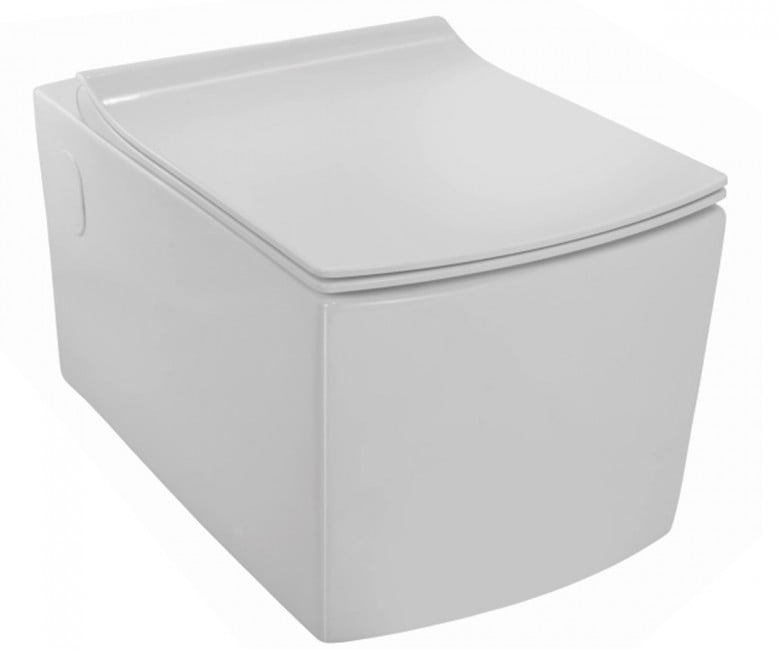 Безобідковий унітаз JAGUAR KUBIX F KUS-WHT-35953 KUS-WHT-35953