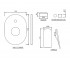 Смеситель для душа  LAGUNA LAG-CHR-91065NK:Чертеж 