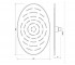 Верхний душ  MAZE OHS-CHR-1635:Чертеж 