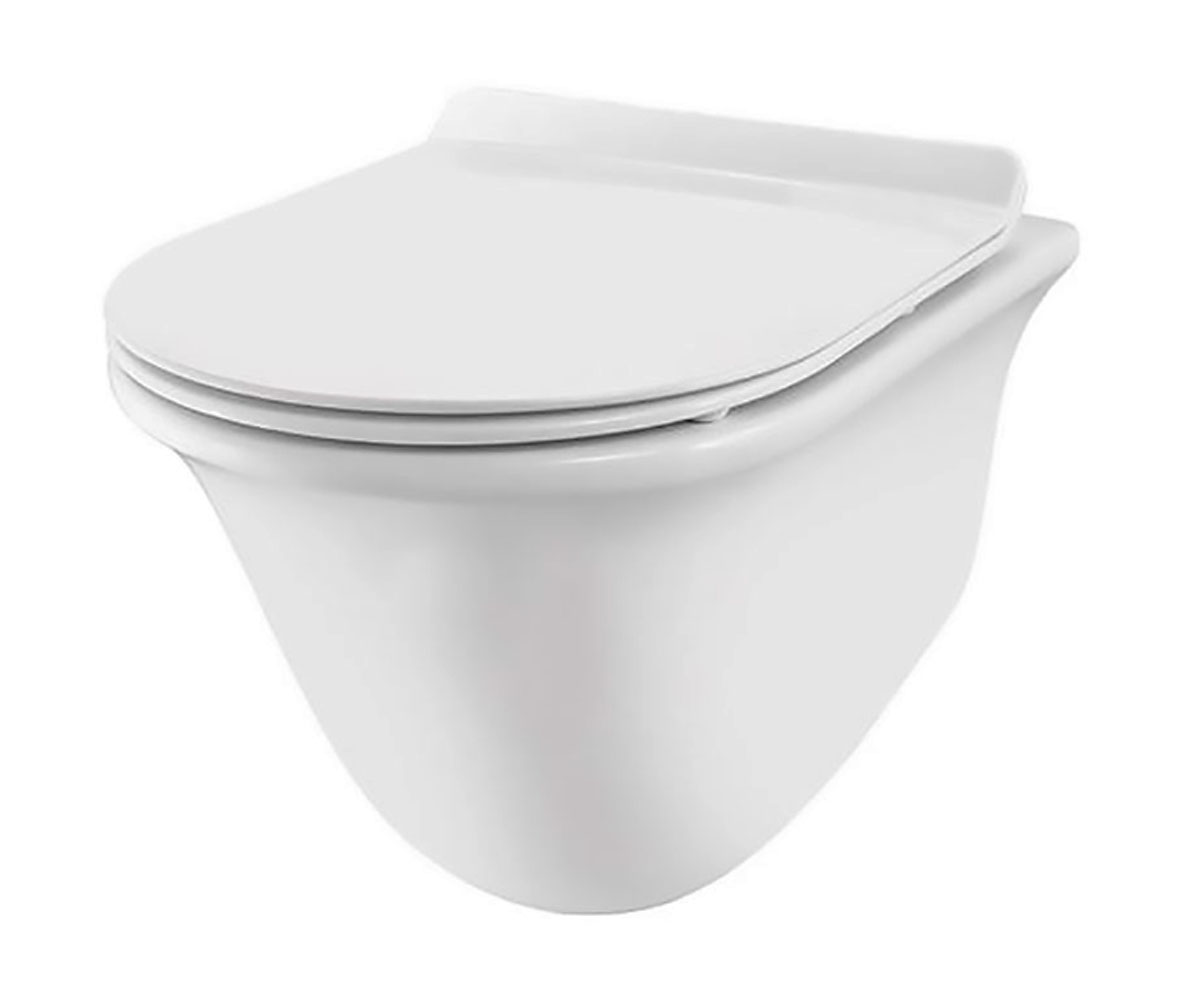 Безобідковий унітаз JAGUAR ORNAMIX ONS-WHT-10953BI ONS-WHT-10953BI