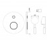 Смеситель для душа  SOLO SOL-CHR-6065K:Чертеж 
