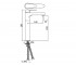 Смеситель на умывальник  VIGNETTE PRIME VGP-CHR-81005NB:Чертеж 
