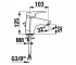 Смеситель на раковину  OLYMP DEEP H3111U10041101:Чертеж 