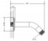 Настенный кронштейн  OLYMP H3661R00040041:Чертеж 