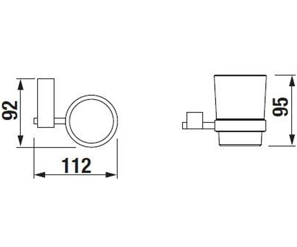 Стакан  CUBITO H3847330040001:Чертеж 