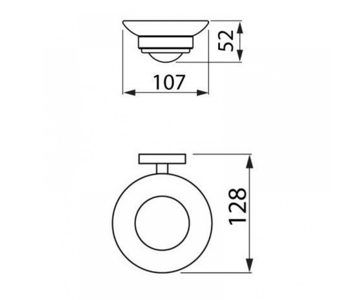 Мыльница  MIO H3847410040001:Чертеж 