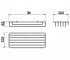 Полочка-решетка  GENERIC H3853D30042001:Чертеж 