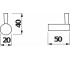 Крючок  MIO H3877410040001:Чертеж 