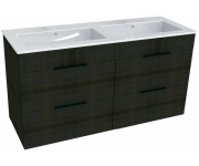 Подвійний умивальник з тумбою JIKA CUBE H4536621763021