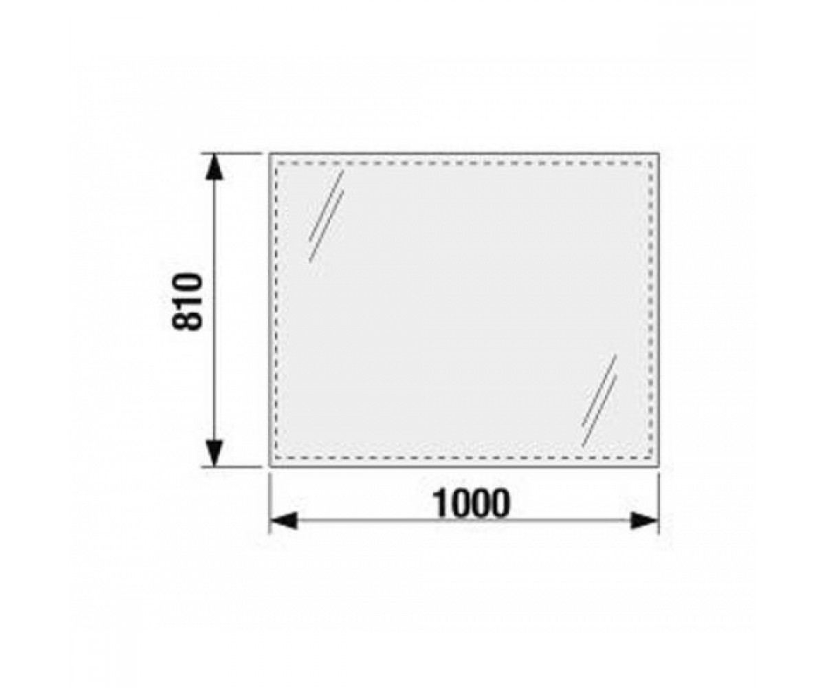Зеркало  CLEAR H4557611731441:Чертеж 