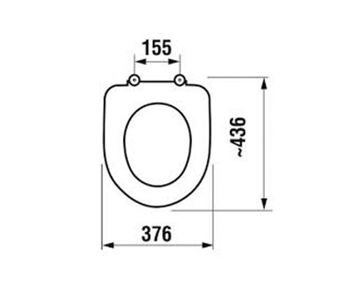 Сиденье  OLYMP/BALTIC H8932813000631:Чертеж 