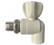 Кран радіаторний кутовий 20x1/2 KALDE  22013