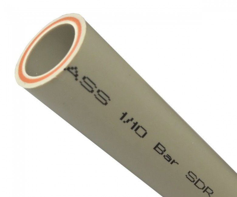 Труба зі скловолокном 40 мм PIPE PPR 40 MM PN 25 KALDE  PPR PIPE 40 MM PN 25 PPR PIPE 40 MM PN 25