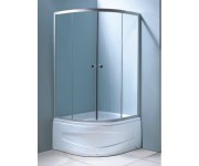 Душова кабіна з глибоким піддоном KERAMAC FABRIC 8140 100X100 SATIN