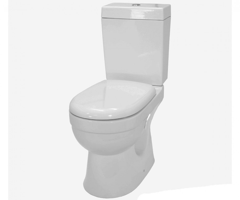 Компактний унітаз з м`яким закритим сидінням КЕРАМІН БЕРГАМО BERGAMO ML DUAL WHITE BERGAMO ML DUAL WHITE