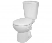 Компактний унітаз з кришкою КЕРАМІН ЧЕЗАРО CHEZARO ZHS ALCAPLAST WHITE