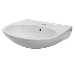 Раковина з переливом КЕРАМІН СІТІ ЦЕНТР-N 55 S KR WHITE КЕРАМІН СІТІ CITY-N 55 S KR WHITE