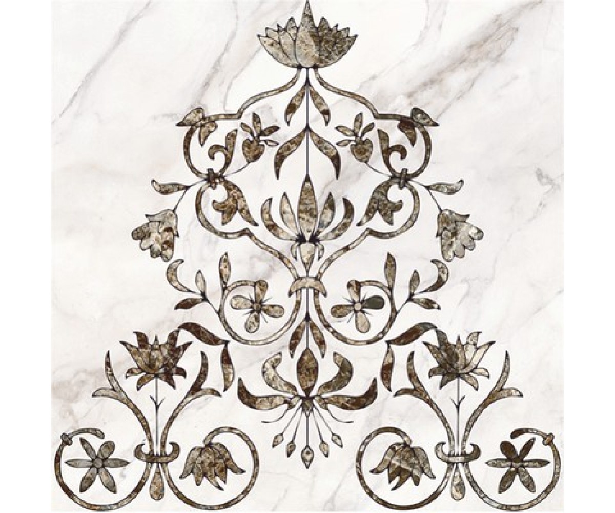 Декор КЕРАМІН КЕРАМІН  KARRARA 1 TIP 2 GREY 500X500 GRES KARRARA 1 TIP 2 GREY 500X500 GRES
