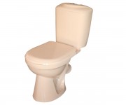 Компактний унітаз з кришкою КЕРАМІН ПАЛІТРА PALITRA MC ALCAPLAST BEIGE