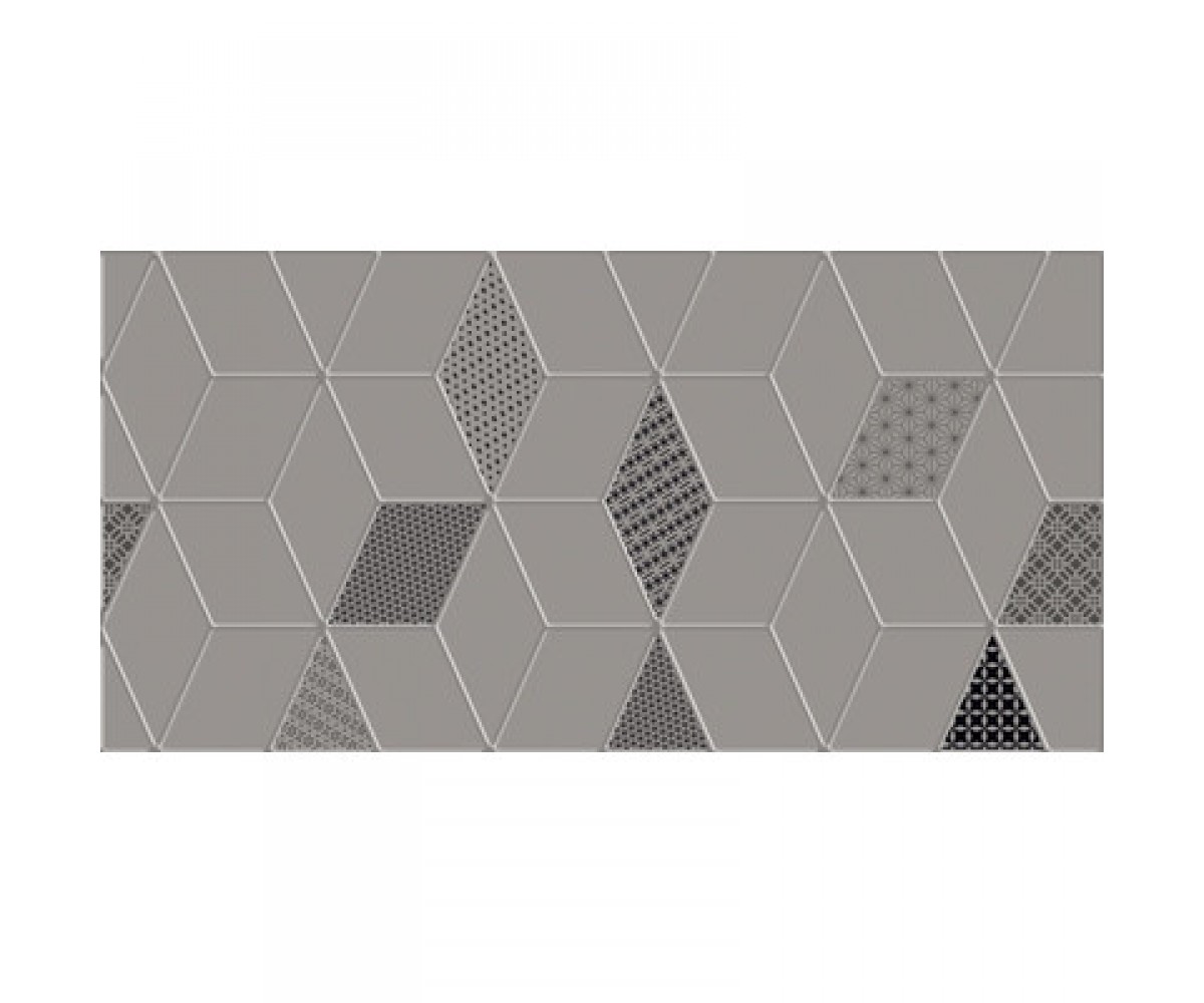 Керамічна плитка КЕРАМІН КЕРАМІН  TREND 2 TIP 3 GREY 300X600 DECOR TREND 2 TIP 3 GREY 300X600 DECOR