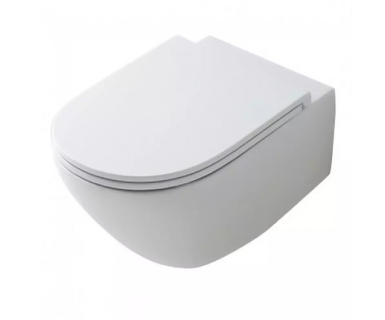 Чаша унитаза с сиденьем микролифт KERASAN AQUATECH 371401+379101 371401+379101