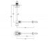 Боковой подвод для бачка  WALDORF 923793 BR:Чертеж 