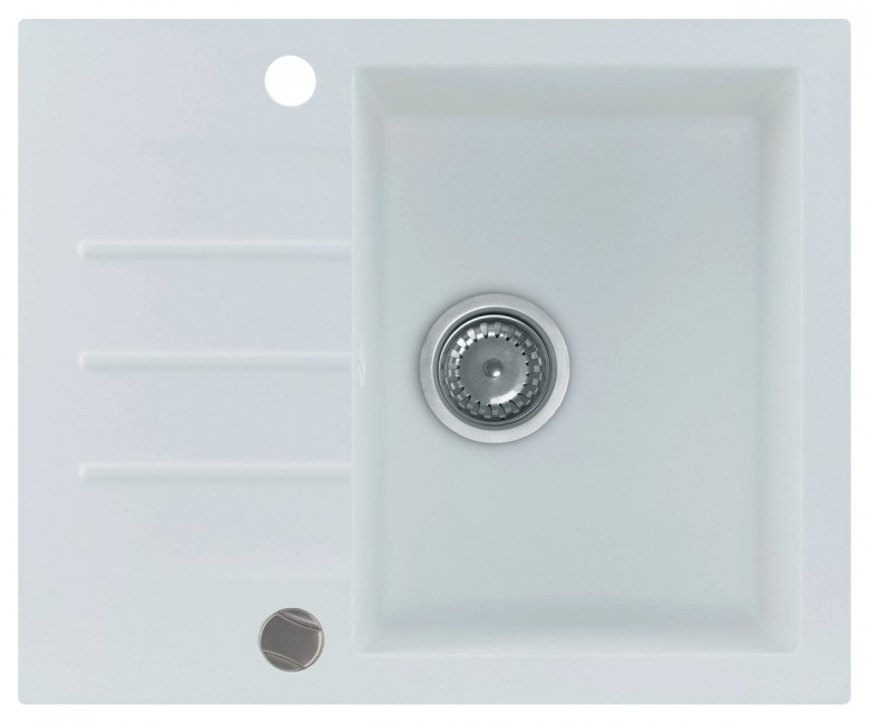 Мийка з крилом KERNAU  KGS A 4560 1B1D PURE WHITE KGS A 4560 1B1D PURE WHITE