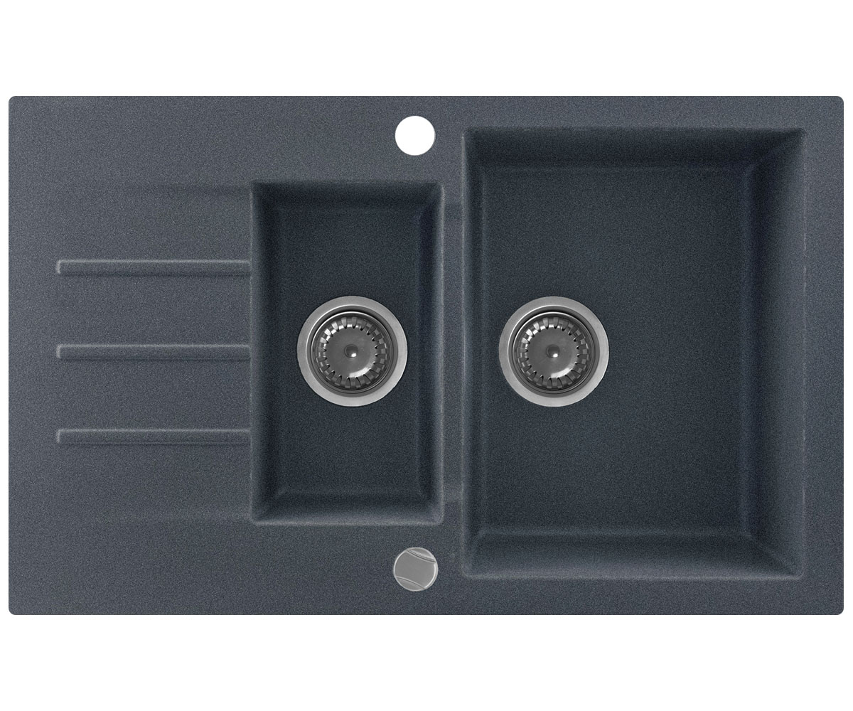 Мийка на півтори чаші KERNAU  KGS A 6079 1,5B1D GRAPHITE KGS A 6079 1,5B1D GRAPHITE