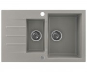 Мийка для кухні KERNAU  KGS A 6079 1,5B1D GREY METALLIC