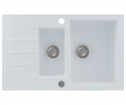Мийка на півтори чаші KERNAU  KGS A 6079 1,5B1D PURE WHITE