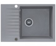 Гранитная мойка KERNAU  KGS F 6072 1B1D GREY METALLIC