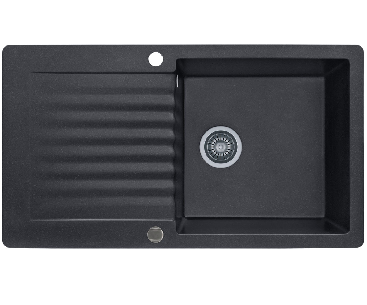 Мийка прямокутна KERNAU  KGSF 6089 1B1D BLACK METALLIC KGSF 6089 1B1D BLACK METALLIC