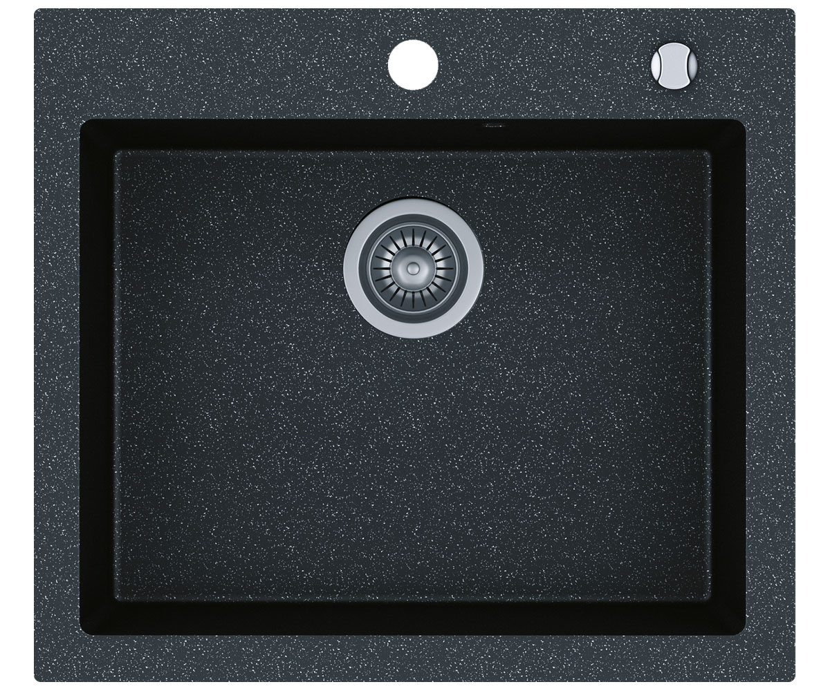 Мийка на стільницю KERNAU  KGS H 60 1B BLACK METALIC KGS H 60 1B BLACK METALIC