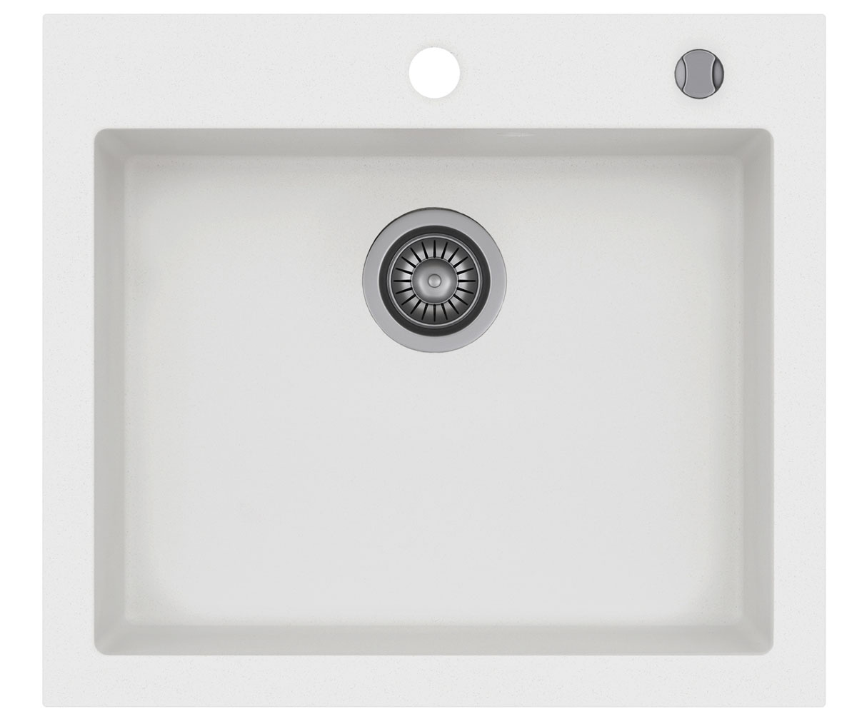 Мийка на стільницю KERNAU  KGS H 60 1B PURE WHITE KGS H 60 1B PURE WHITE