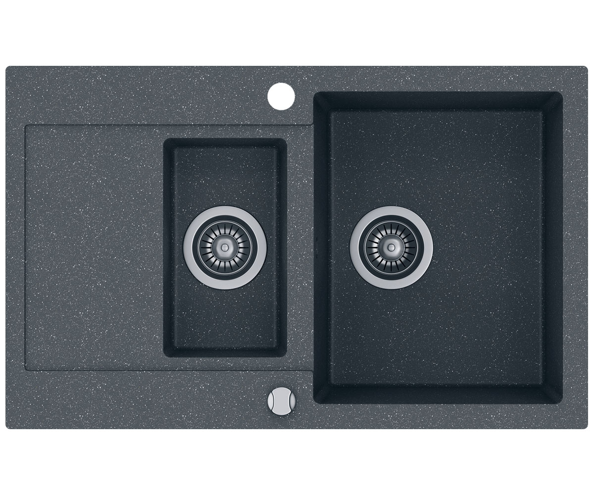 Мийка на півтори чаші KERNAU  KGS H 6080 1,5B1D GRAPHITE KGS H 6080 1,5B1D GRAPHITE