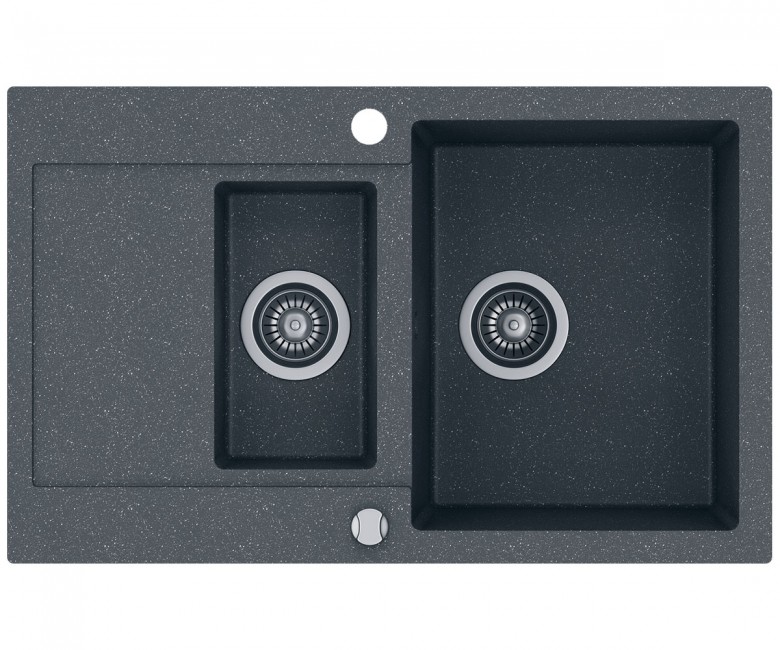 Мийка на півтори чаші KERNAU  KGS H 6080 1,5B1D GRAPHITE KGS H 6080 1,5B1D GRAPHITE